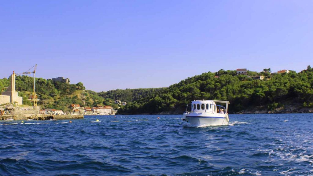 One of the boats we sailed on