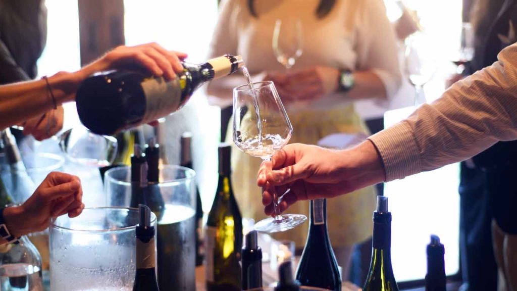 Wine tasting with your friends is a perfect vacation activity
